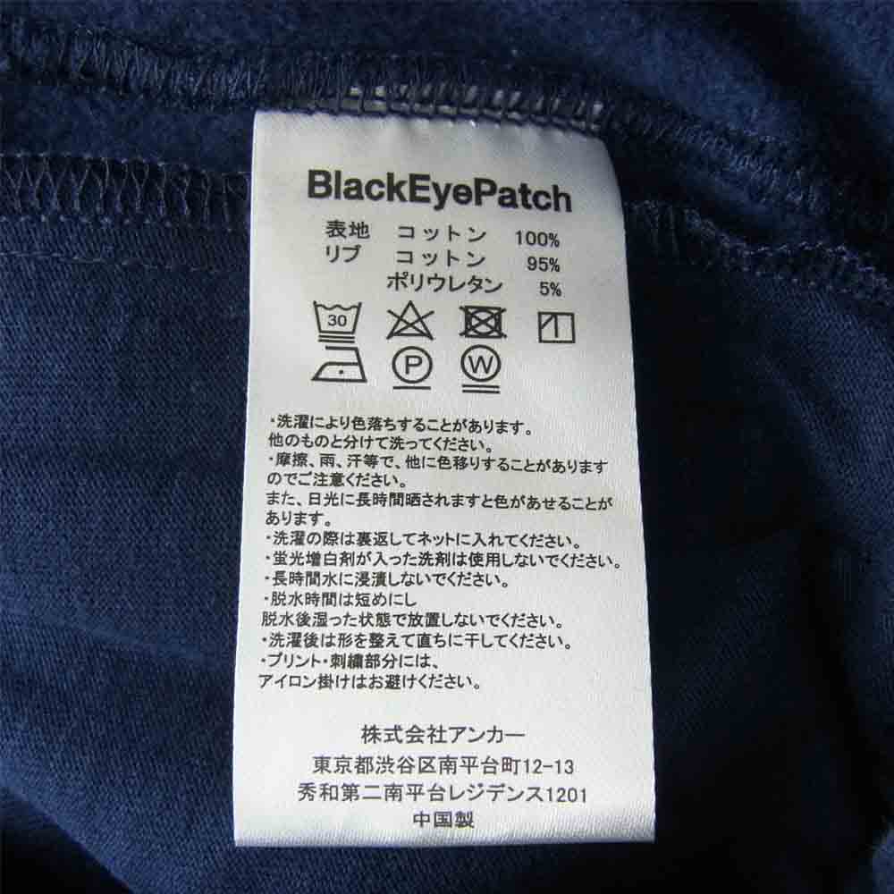 ブラックアイパッチ BEPFW21PA06 ALL CITY SWEAT PANTS スウェット パンツ ネイビー系 L【新古品】【未使用】【中古】