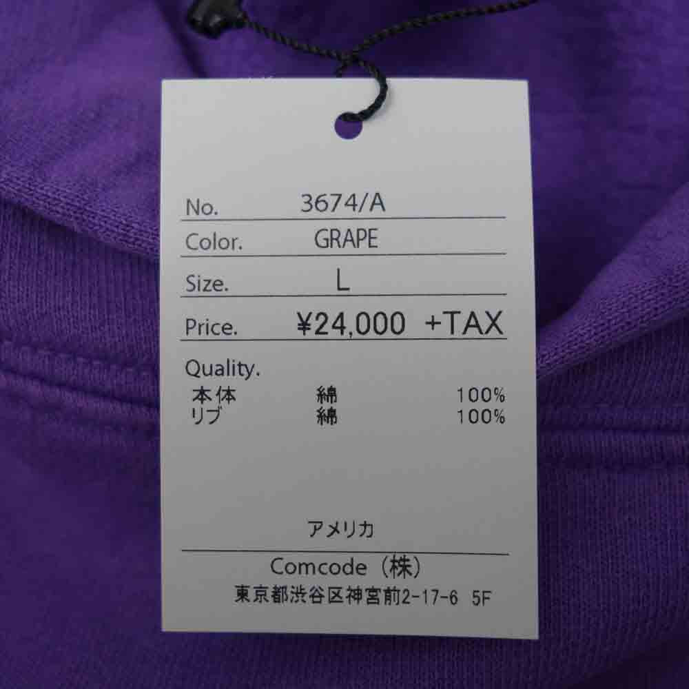 PAM パム 3674/A POZ MEZ AMPLIFICATION HOODED SWEAT フーデッド スウェット プルオーバー パーカー L【新古品】【未使用】【中古】