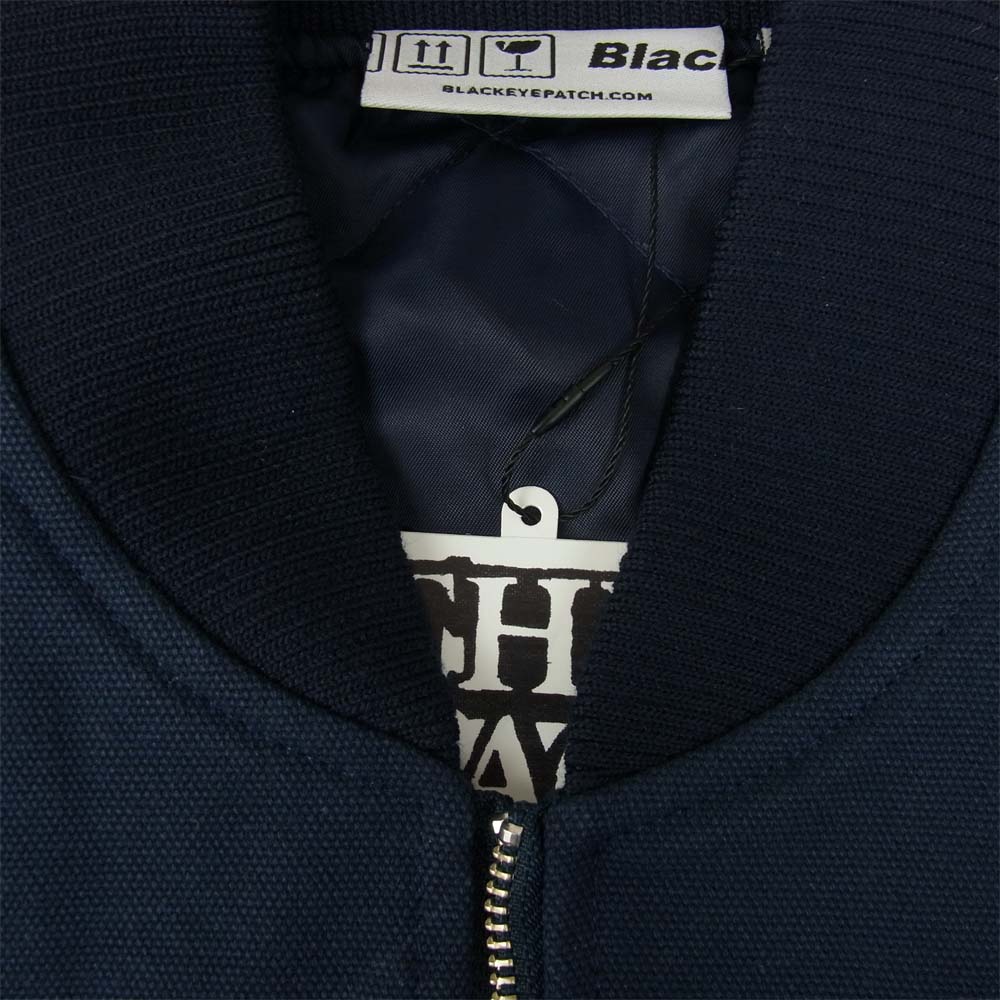 ブラックアイパッチ BEPFW21OT03 B EMBLEM DUCK VEST B エンブレム ダック ベスト ネイビー系 L【新古品】【未使用】【中古】