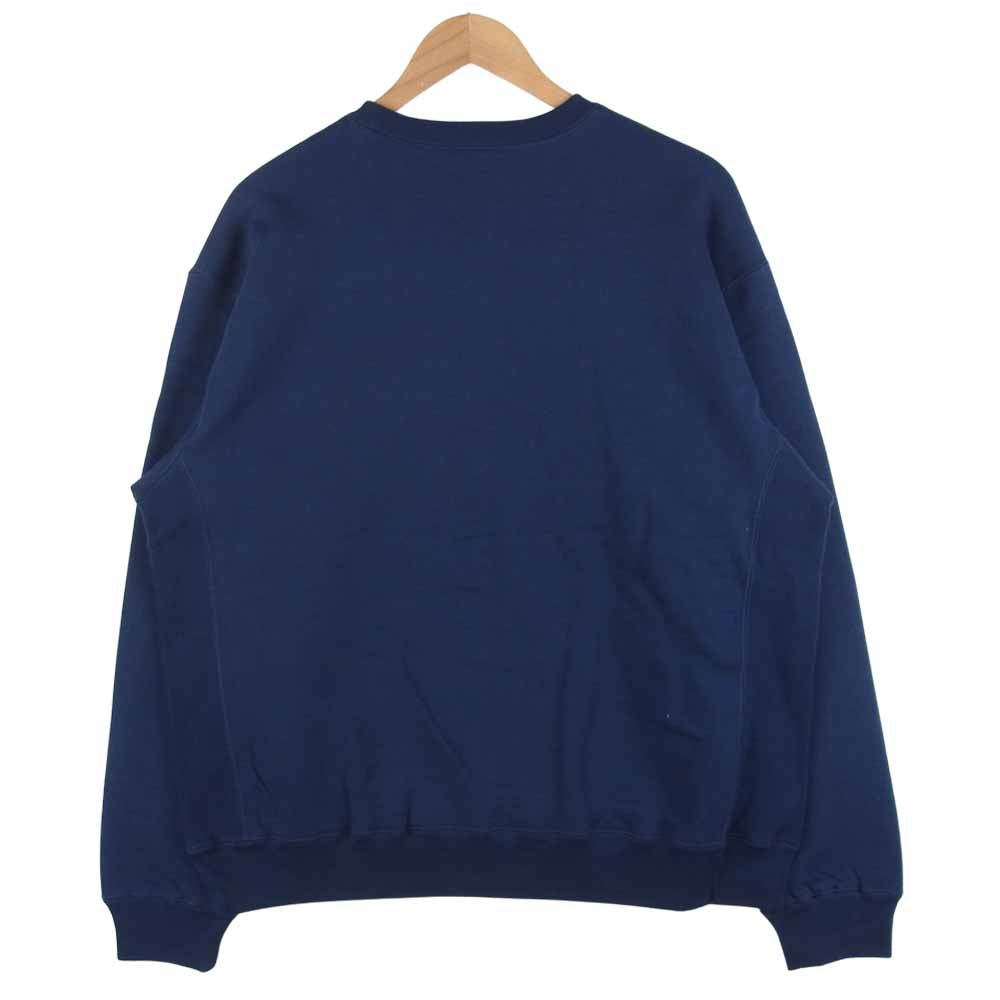 ブラックアイパッチ BEPFW21TP02 ALL CITY CREW SWEAT クルーネック スウェット  ネイビー系 L【新古品】【未使用】【中古】