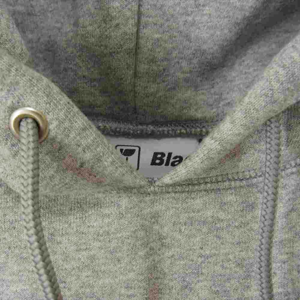 ブラックアイパッチ HOT LABEL HOODIE ホット ラベル フーディー グレー グレー系 M【新古品】【未使用】【中古】