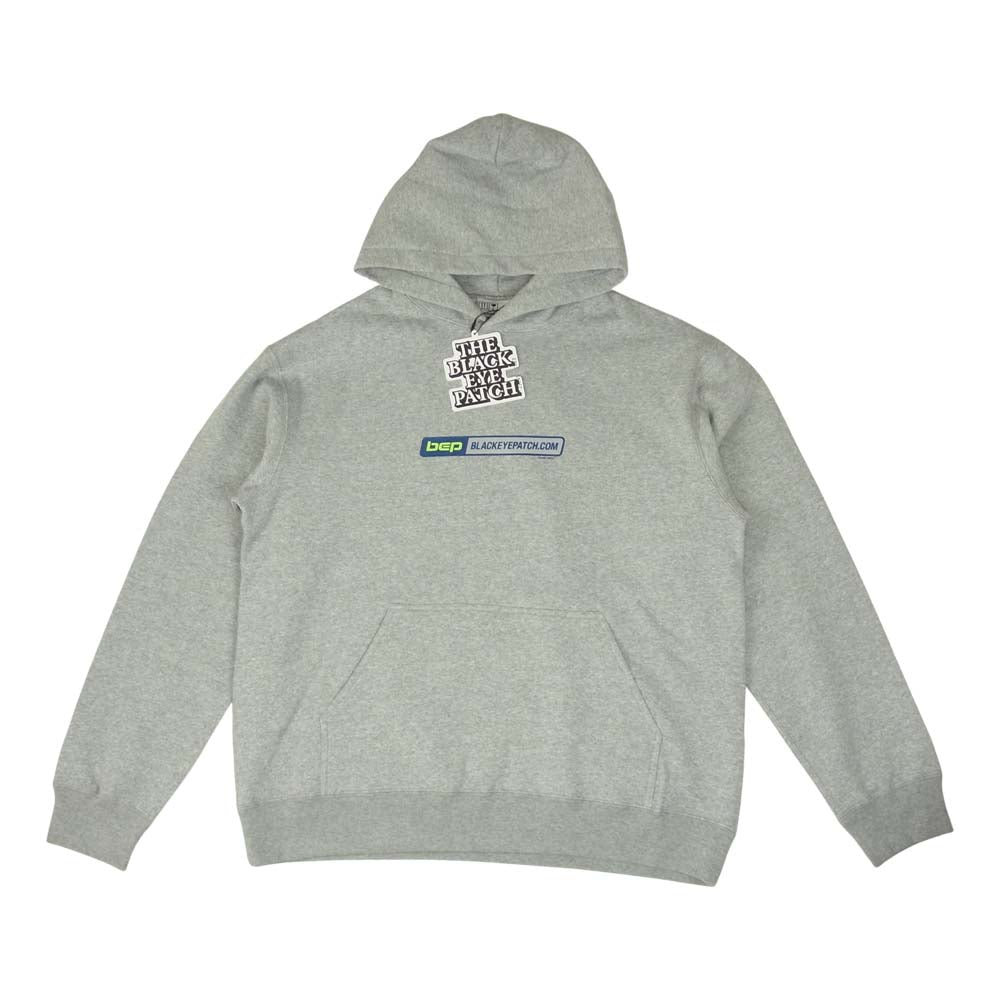 ブラックアイパッチ BEPFW21TP08 TECHWARE HOODIE フーディ パーカー グレー系 L【新古品】【未使用】【中古】