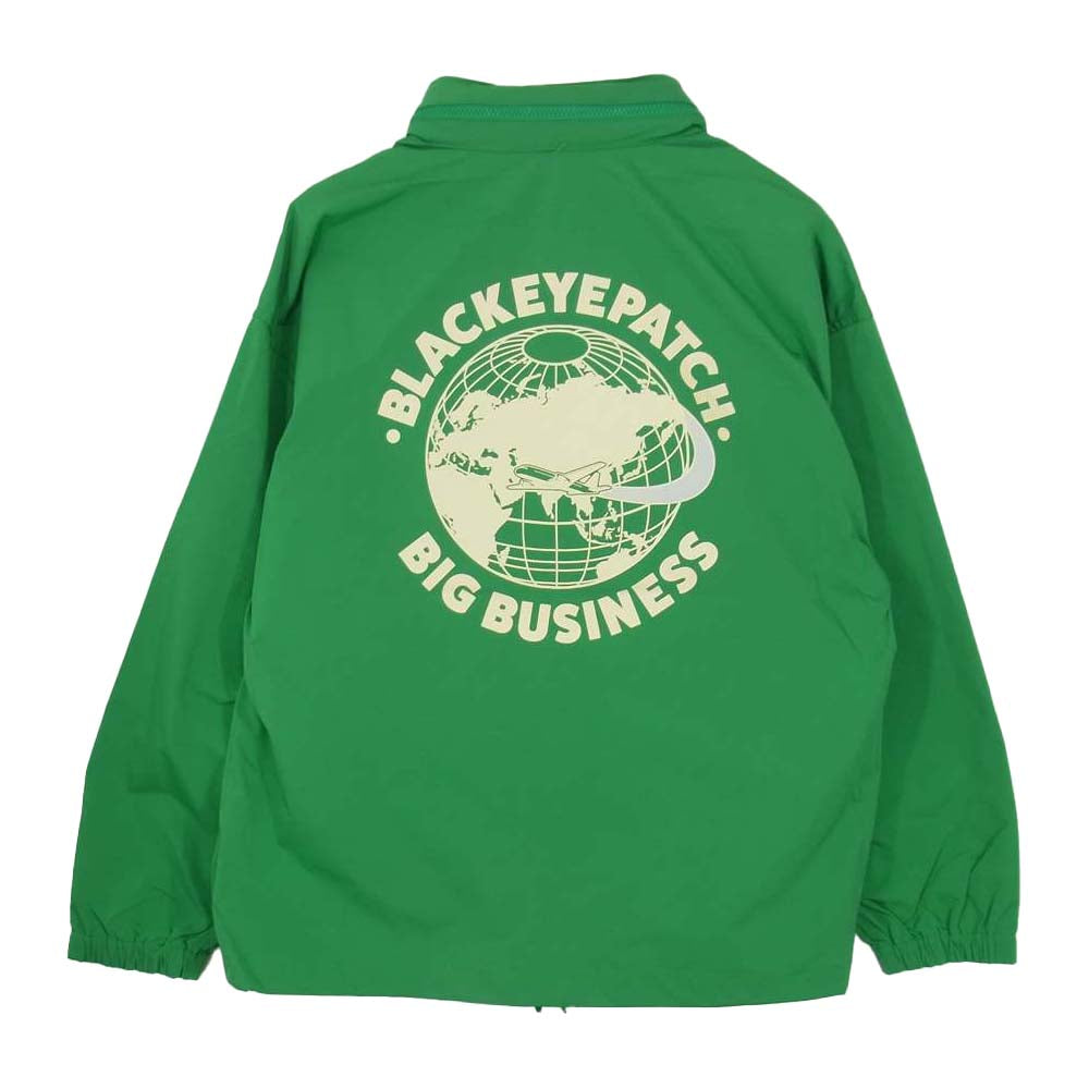 ブラックアイパッチ BEPFW21OT01 BIG BUSINESS NYLON ANORAK ナイロン アノラック ジャケット グリーン系 L【新古品】【未使用】【中古】
