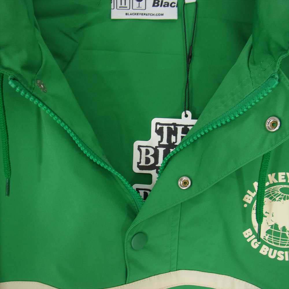 ブラックアイパッチ BEPFW21OT01 BIG BUSINESS NYLON ANORAK ナイロン アノラック ジャケット グリーン系 L【新古品】【未使用】【中古】