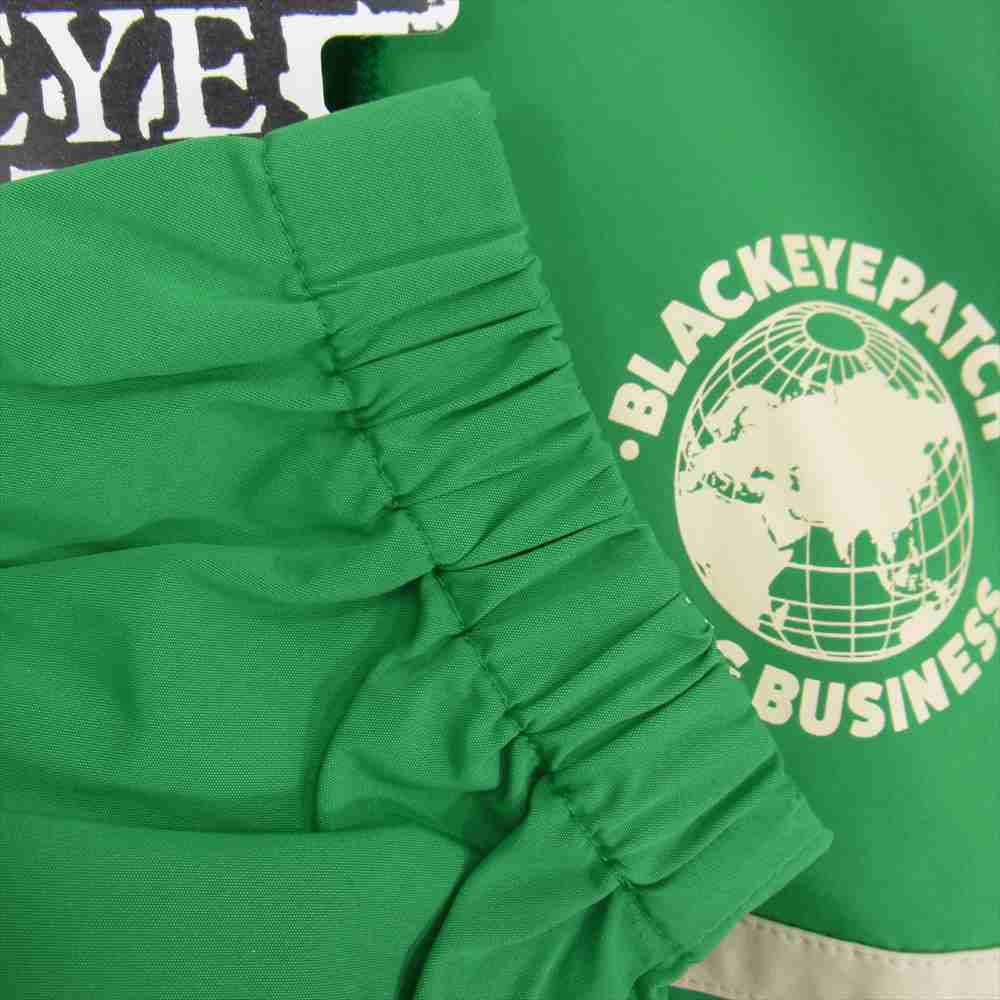 ブラックアイパッチ BEPFW21OT01 BIG BUSINESS NYLON ANORAK ナイロン アノラック ジャケット グリーン系 L【新古品】【未使用】【中古】