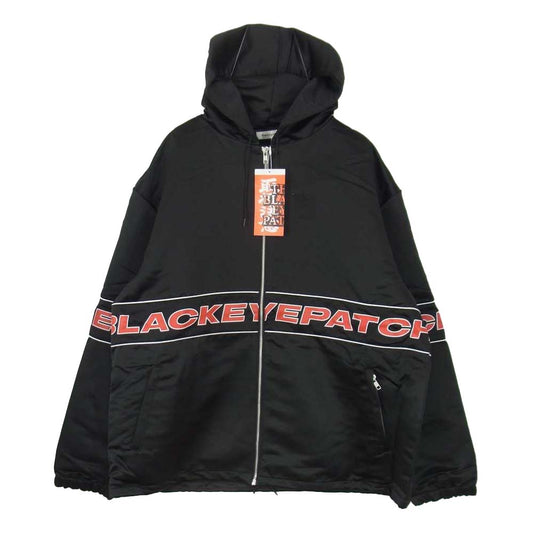 ブラックアイパッチ 50822502 SATIN HOODED JACKET サテン フーデッド ジャケット ブラック系 XL【新古品】【未使用】【中古】