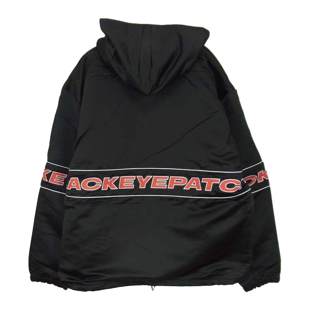 ブラックアイパッチ 50822502 SATIN HOODED JACKET サテン フーデッド ジャケット ブラック系 XL【新古品】【未使用】【中古】