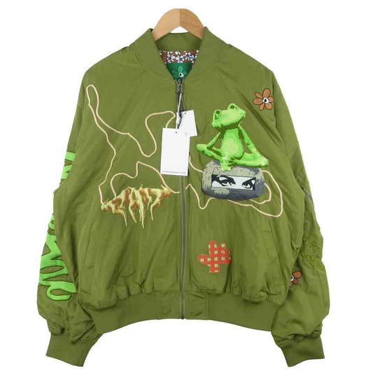 PAM パム 39122-MLT MASTERS FROG REVERSIBLE BOMBER JACKET リバーシブル ボンバー ジャケット MA-1 L【新古品】【未使用】【中古】