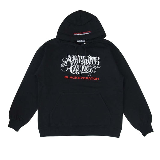 ブラックアイパッチ 21SS BEPSS21EI06 × APHRODITE GANG HOLDINGS HOODIE 舐達磨 ブラック系 L【新古品】【未使用】【中古】