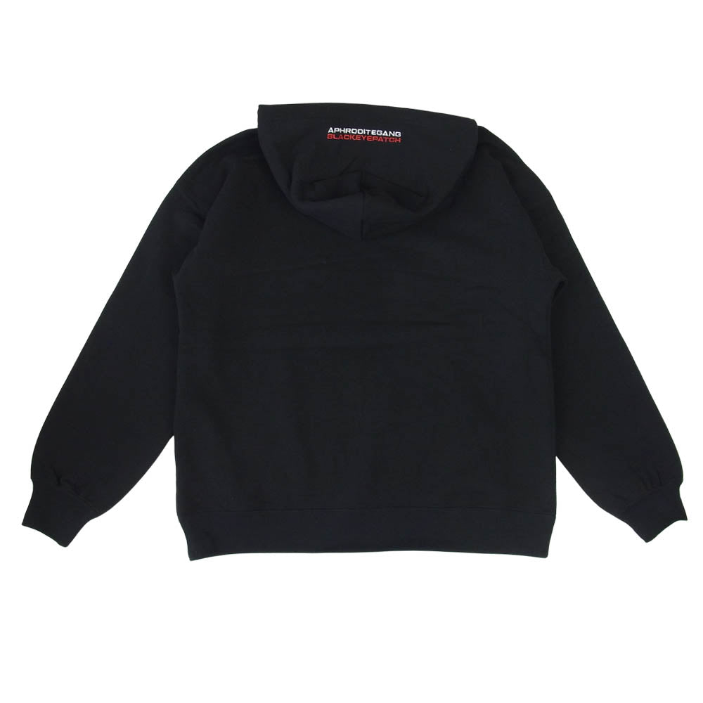 ブラックアイパッチ 21SS BEPSS21EI06 × APHRODITE GANG HOLDINGS HOODIE 舐達磨 ブラック系 L【新古品】【未使用】【中古】
