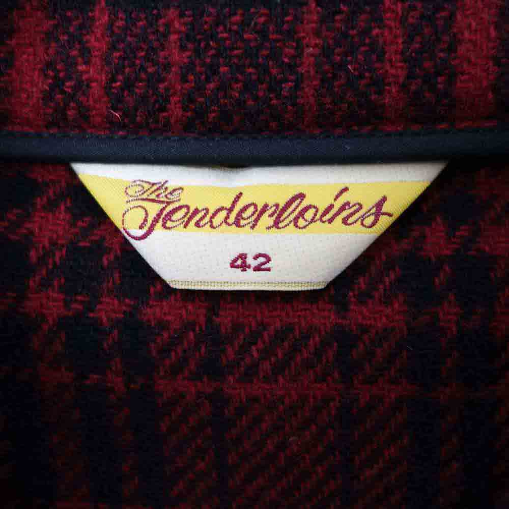 TENDERLOIN テンダーロイン T-FIELD MASTER フィールドマスター チェック ジップアップ ジャケット 42【中古】