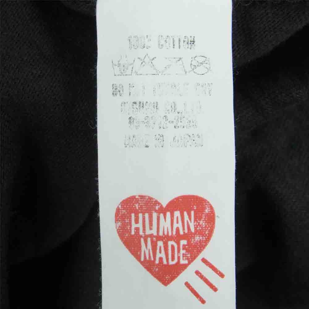 HUMAN MADE ヒューマンメイド XX21TE004 VERDY ヴェルディ T-SHIRT #2 プリント 半袖 Tシャツ ダークグレー系 2L【中古】