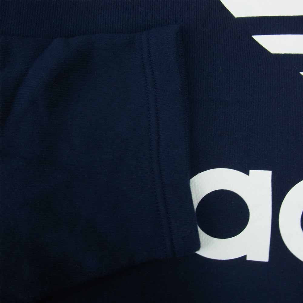HUMAN MADE ヒューマンメイド adidas originals SWEAT SH アディダス スウェット シャツ ネイビー系 XXL【中古】