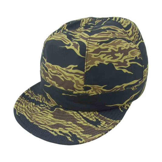ウエストライド リップストップ ナイロン メカニカル キャップ 帽子 ブラック系 サンドベージュ系 M【中古】