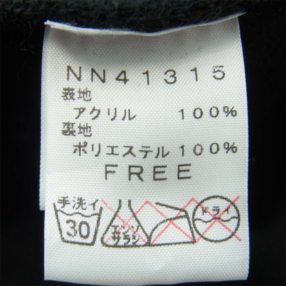 THE NORTH FACE ノースフェイス NN41315 ペルービアンビル ビーニー ニット キャップ グリーン系 FREE【中古】