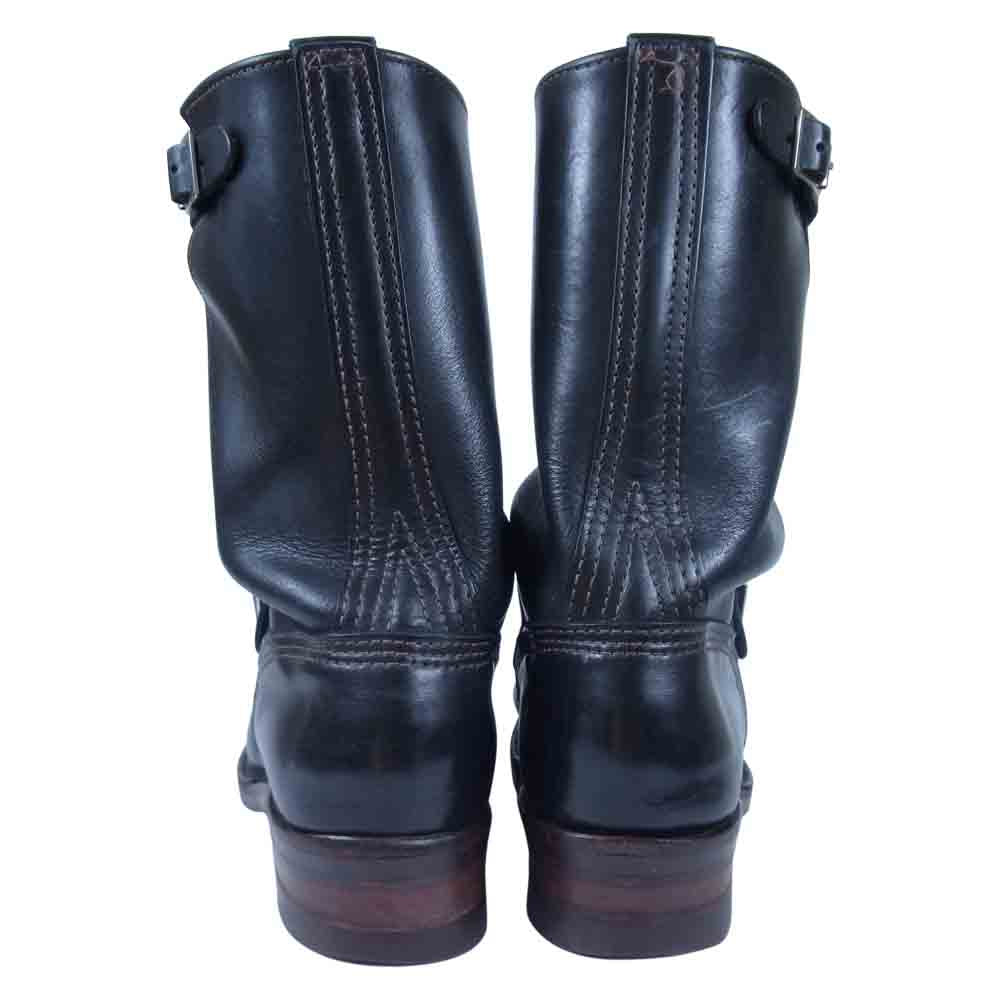 WESCO ウエスコ NARROW BOSS WESCO ENGINEER BOOTS ナロー ボス レザー エンジニア ブーツ ブラック系 内寸26cm【中古】