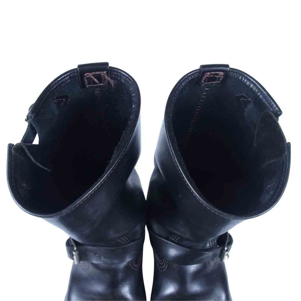 WESCO ウエスコ NARROW BOSS WESCO ENGINEER BOOTS ナロー ボス レザー エンジニア ブーツ ブラック系 内寸26cm【中古】