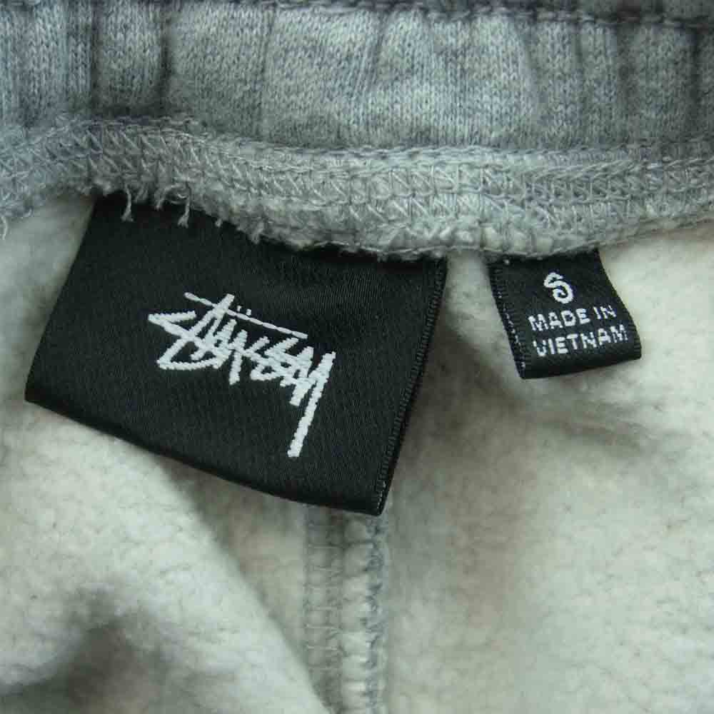 STUSSY ステューシー STOCK LOGO PANT スウェット パンツ ベトナム製 グレー系 S【中古】