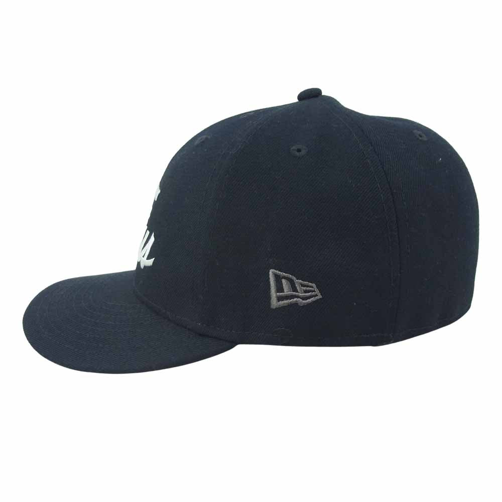 DESCENDANT ディセンダント 212NEDS-HT01 NEW ERA LP 59FIFTY ロゴ キャップ 中国製 ダークネイビー系 59.6cm【美品】【中古】