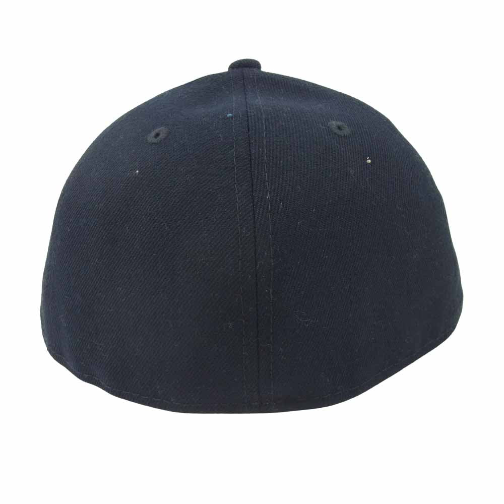 DESCENDANT ディセンダント 212NEDS-HT01 NEW ERA LP 59FIFTY ロゴ キャップ 中国製 ダークネイビー系 59.6cm【美品】【中古】