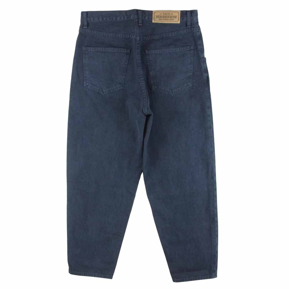 NEIGHBORHOOD ネイバーフッド 21AW 212SPNH-PTM01 BAGGY / C-PT バギー パンツ コットン 日本製 インディゴブルー系 S【中古】