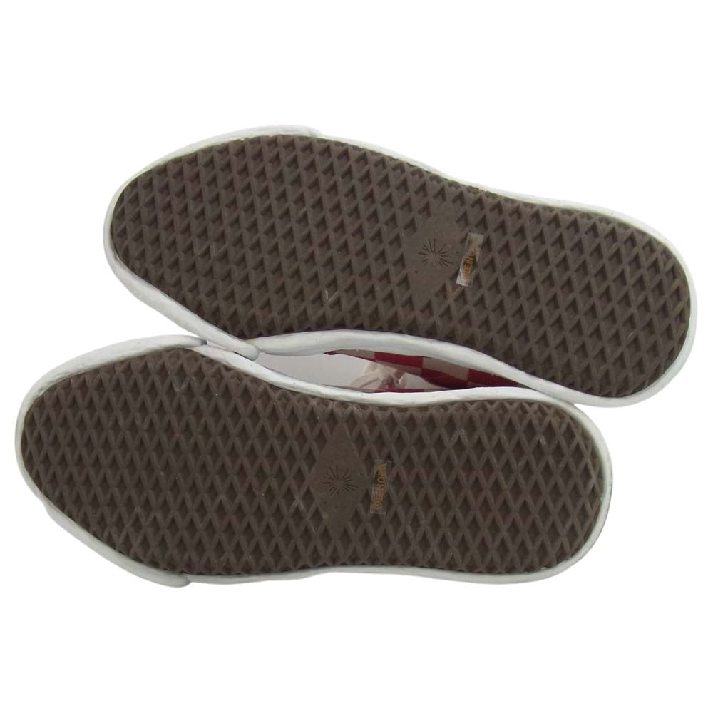 メゾンミハラヤスヒロ 19AW A03FW707 OG SOLE BIG GINGHAM オリジナルソール ビッグ ギンガムチェック スニーカー レッド系 41【美品】【中古】