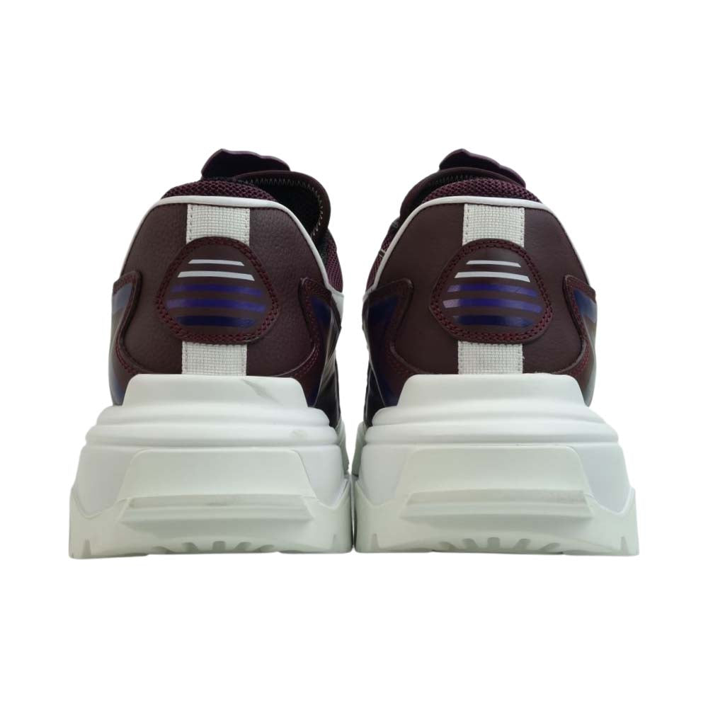 VALENTINO ヴァレンティノ GARAVANI UNDERCOVER SY0S0C20 Climbers Sneakers ガラヴァーニ アンダーカバー クライマーズ スニーカー ワインレッド系 41【美品】【中古】