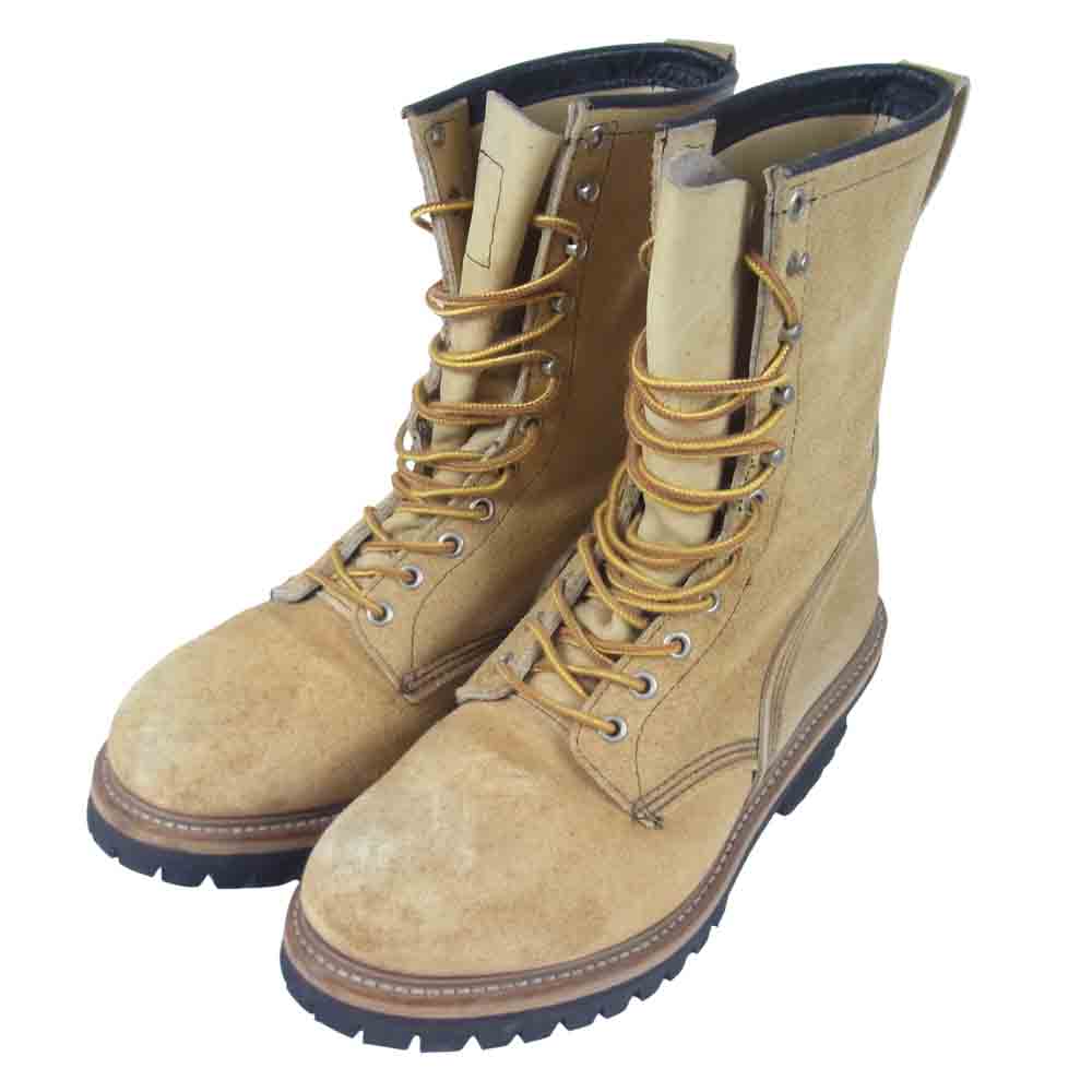 RED WING レッドウィング 8211 PT91 90s スチールトゥ スエード レースアップ ロガー ブーツ 8D【中古】