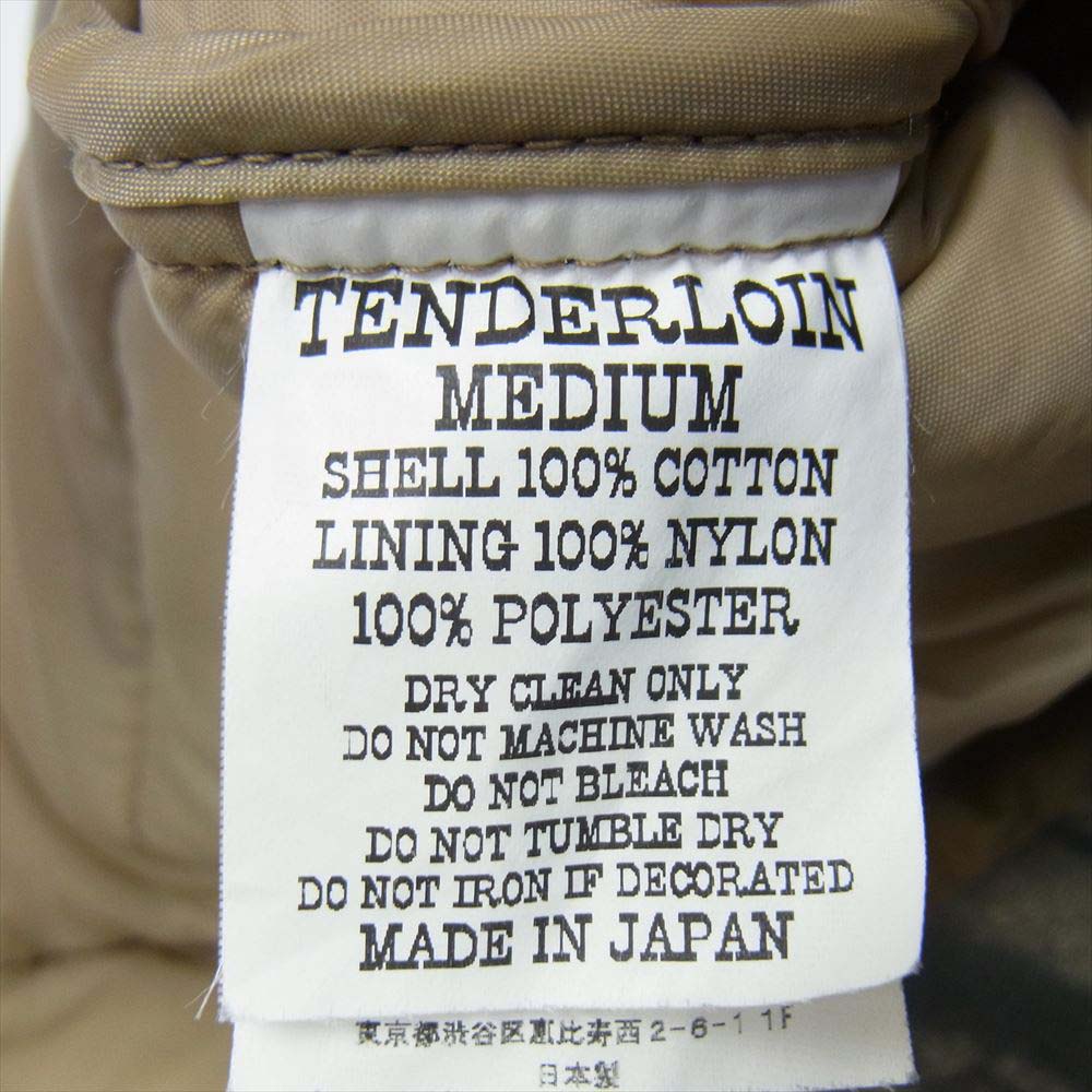 TENDERLOIN テンダーロイン T-NRA VEST SF 中綿 ダウン ベスト マルチカラー系 40【中古】