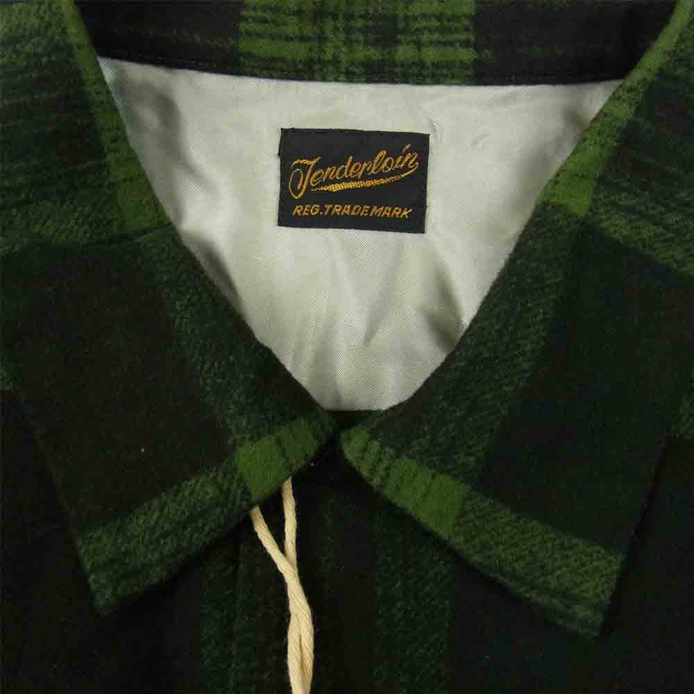 TENDERLOIN テンダーロイン T-PRINT FLANNEL CHECK SHT プリント フランネル チェック シャツ M【美品】【中古】