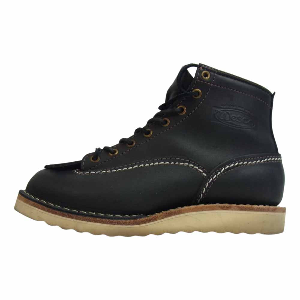 WESCO ウエスコ BK1061010 CUSTOM JOB MASTER ジョブマスター レザー ブーツ ブラック系 7 1/2【中古】