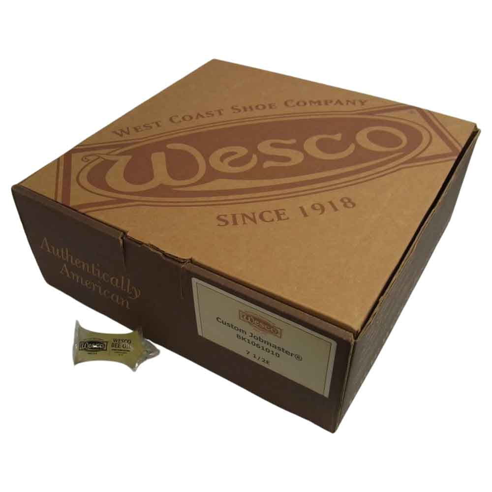 WESCO ウエスコ BK1061010 CUSTOM JOB MASTER ジョブマスター レザー ブーツ ブラック系 7 1/2【中古】