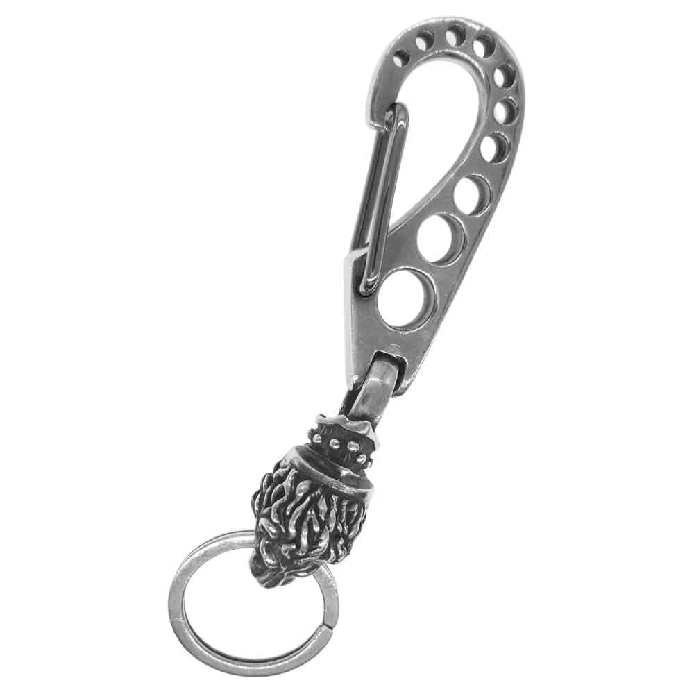 BILL WALL LEATHER ビルウォールレザー ライオンヘッド キーチェーン【中古】