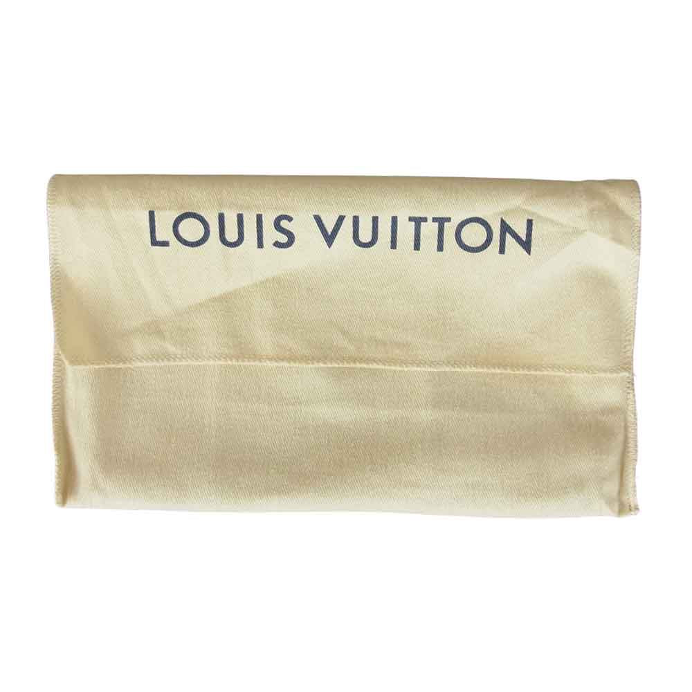 LOUIS VUITTON ルイ・ヴィトン M58159 マヒナ ポルトフォイユ イリス オフホワイト系【中古】