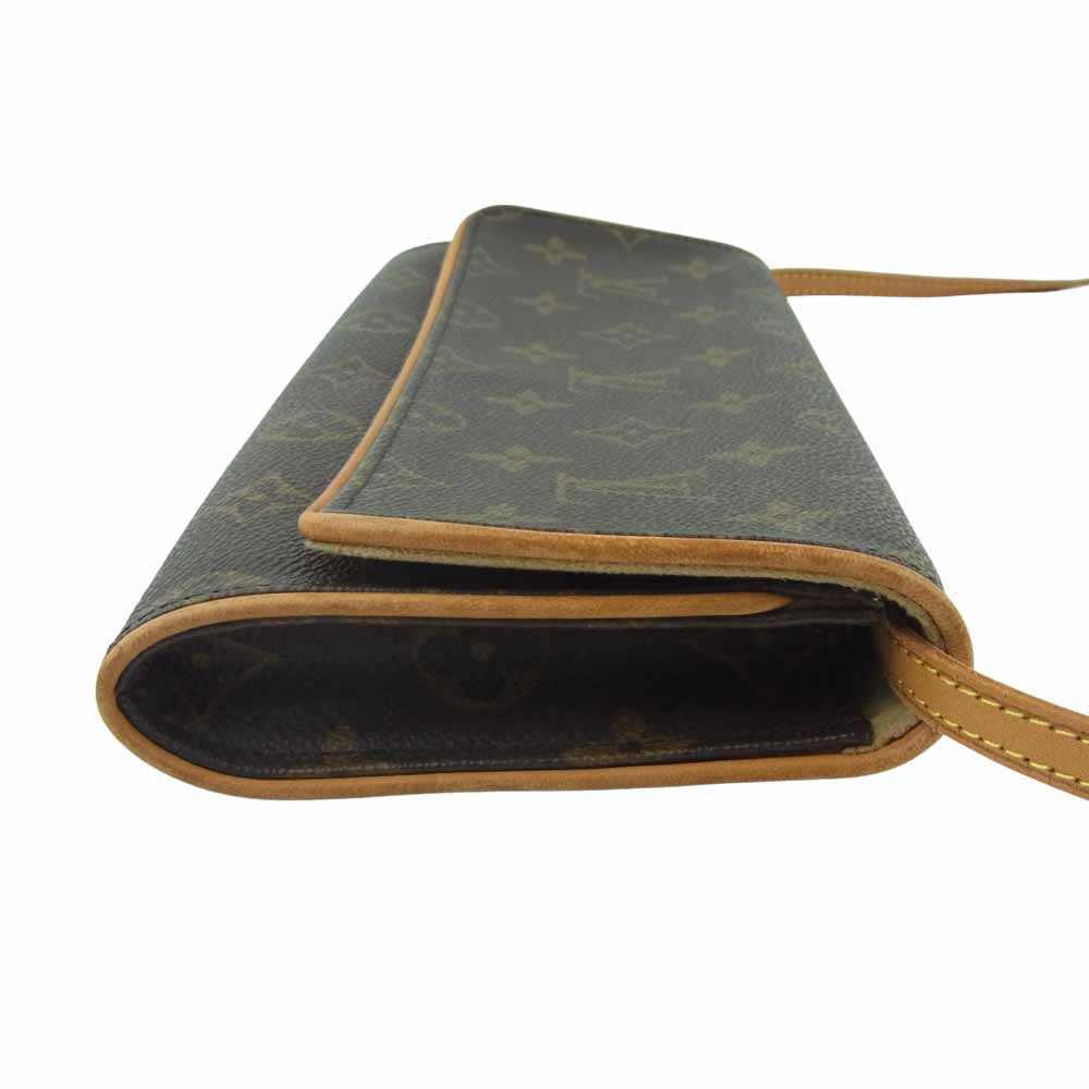 LOUIS VUITTON ルイ・ヴィトン M51852 モノグラム ポシェットツイン GM ショルダー バッグ ブラウン系【中古】