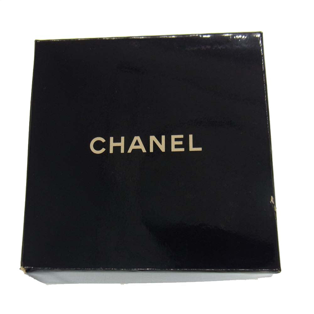 CHANEL シャネル 2/3 ココマーク ラインストーン ゴールド系【中古】