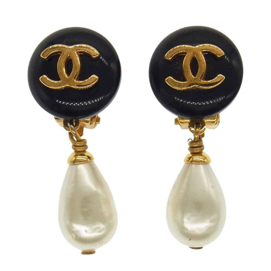CHANEL シャネル 96P ココマーク パール ドロップ【中古】