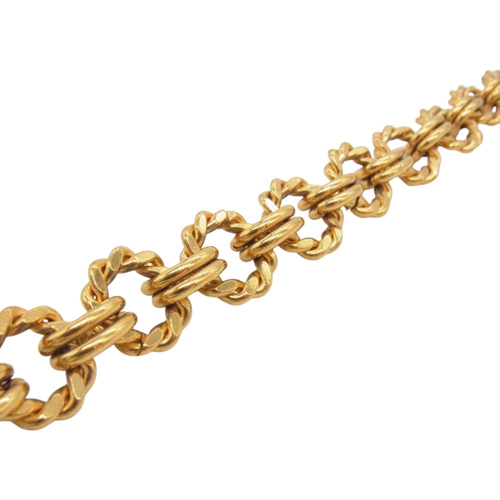 CHANEL シャネル 2/5 ココマーク チェーン ベルト ゴールド系【中古】