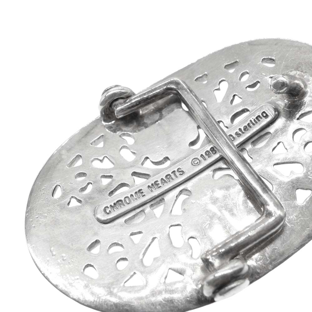 CHROME HEARTS クロムハーツ（原本無） BUCKL OVAL CROSS 1.5 クラシック オーバルクロス バックル シルバー系【中古】