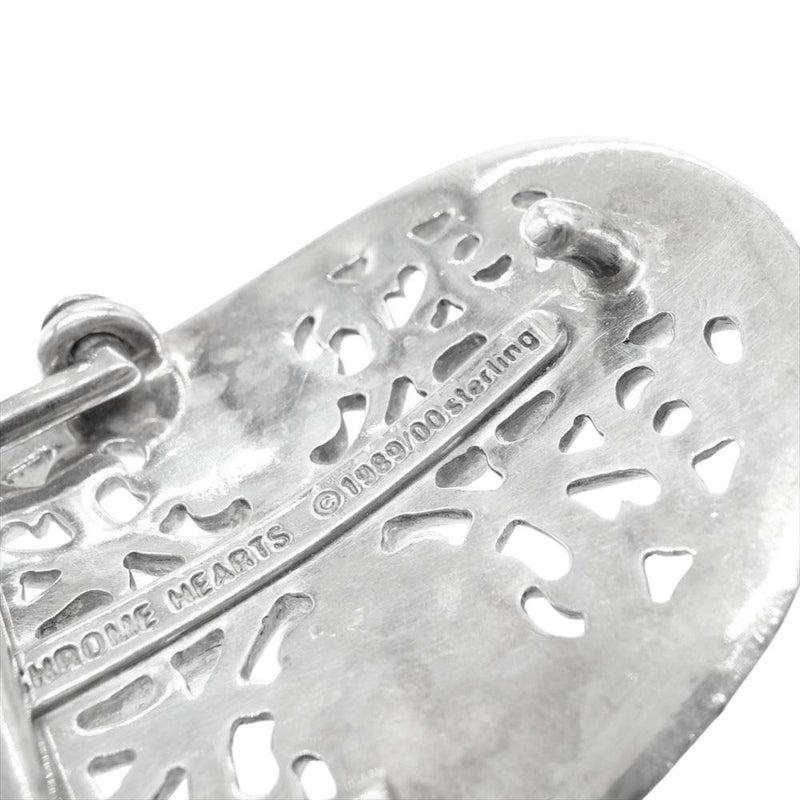 CHROME HEARTS クロムハーツ（原本無） BUCKL OVAL CROSS 1.5 クラシック オーバルクロス バックル シルバー系【中古】