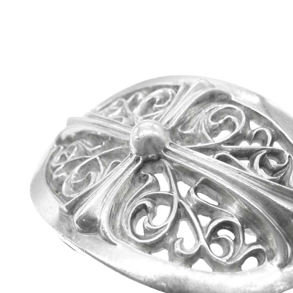 CHROME HEARTS クロムハーツ（原本無） BUCKL OVAL CROSS 1.5 クラシック オーバルクロス バックル シルバー系【中古】