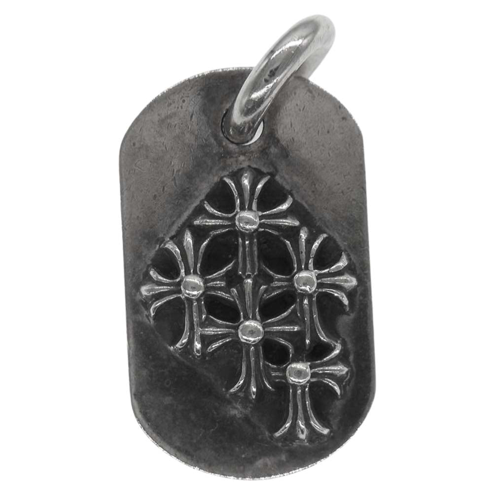 CHROME HEARTS クロムハーツ（原本無） Raised Cemetery レイズドセメタリー ドッグタグ スモール【中古】