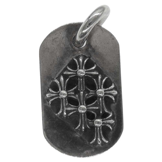 CHROME HEARTS クロムハーツ（原本無） Raised Cemetery レイズドセメタリー ドッグタグ スモール【中古】