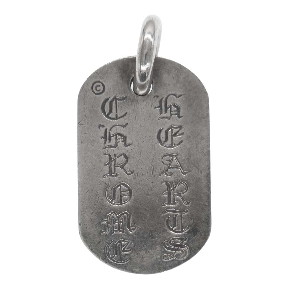 CHROME HEARTS クロムハーツ（原本無） Raised Cemetery レイズドセメタリー ドッグタグ スモール【中古】