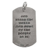 CHROME HEARTS クロムハーツ（原本無） LARGE DOG TAG GOD BLESS ドッグタグ ゴッドブレス ラージ【中古】