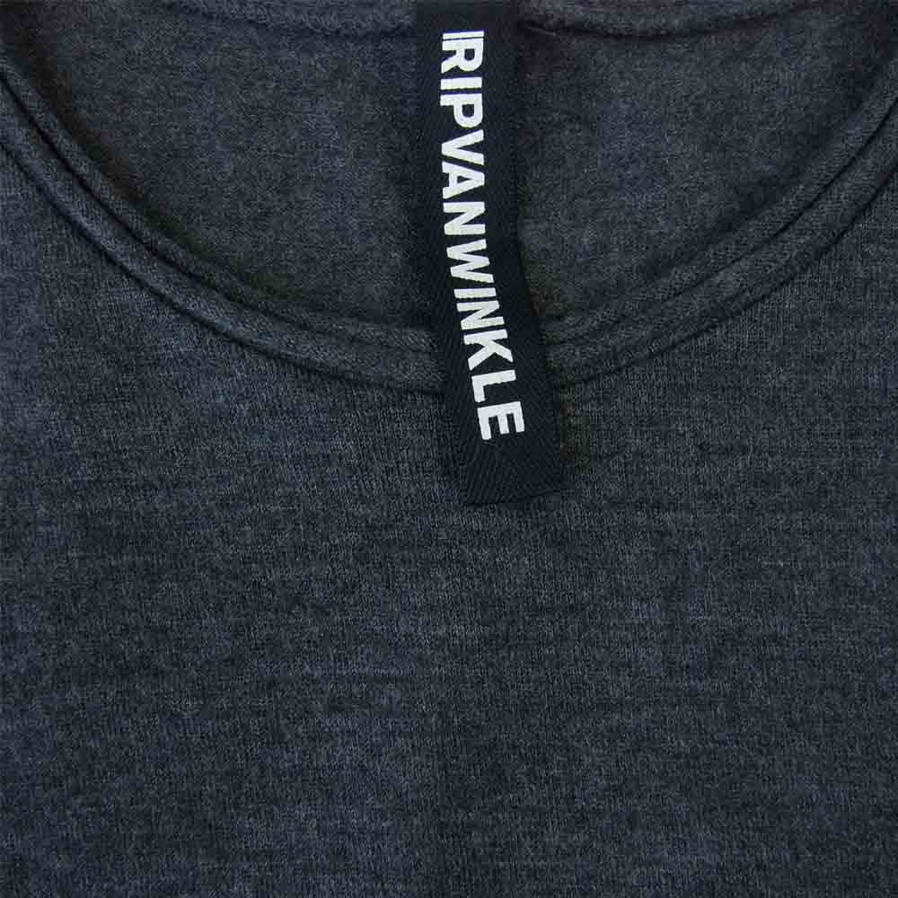 ripvanwinkle リップヴァンウィンクル RB-035 裾カーブ 変形ニット グレー系 5【中古】