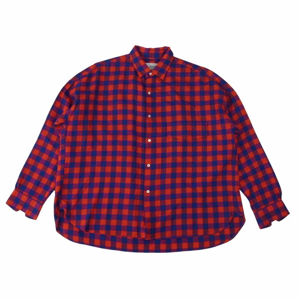 ユナイタス 18AW  Maasai Check Shirt マサイチェック テンセルウール シャツ 3【美品】【中古】