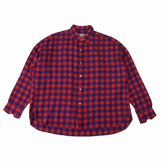 ユナイタス 18AW  Maasai Check Shirt マサイチェック テンセルウール シャツ 3【美品】【中古】