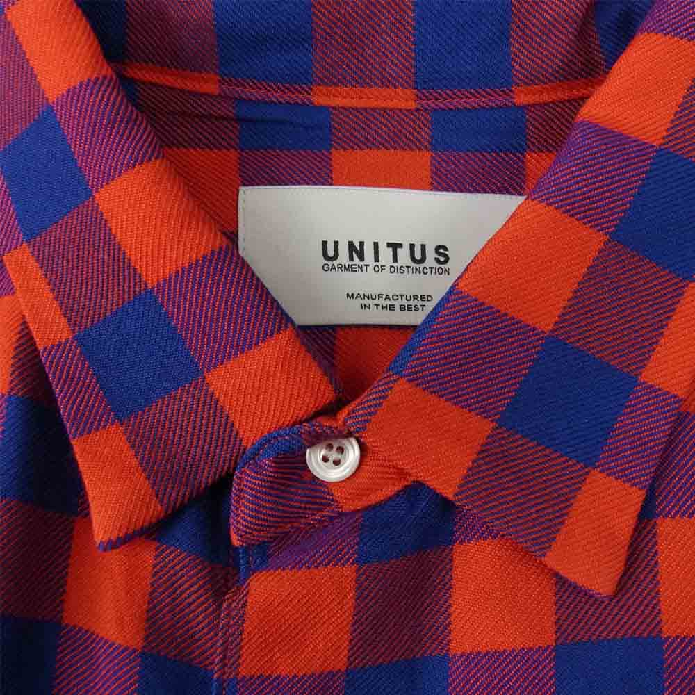 ユナイタス 18AW  Maasai Check Shirt マサイチェック テンセルウール シャツ 3【美品】【中古】
