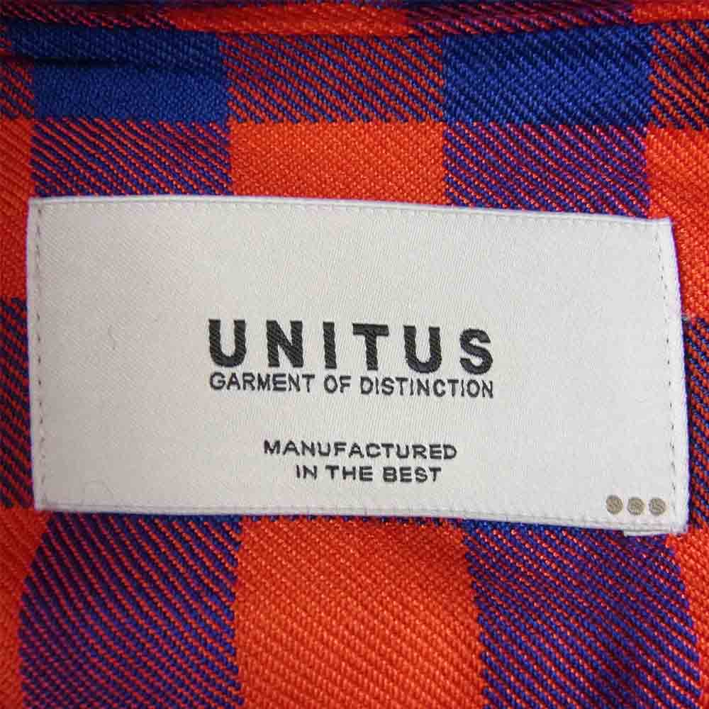 ユナイタス 18AW  Maasai Check Shirt マサイチェック テンセルウール シャツ 3【美品】【中古】